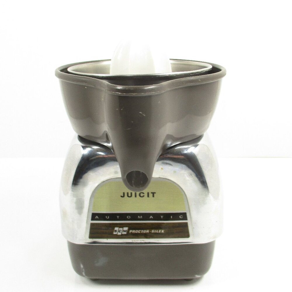 Vintage Chrome SCM Proctor Silex Automatic Juicit Juicer 85151 TESTED!!